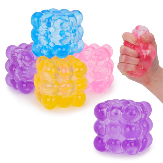 Glitter Bubble Squishy Cube