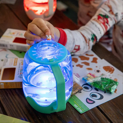 Glo Pals DIY Sensory Jar Gift Set - Green - Zoo