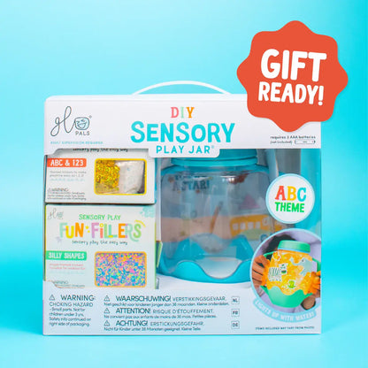 Glo Pals DIY Sensory Jar Gift Set - Blue - ABC