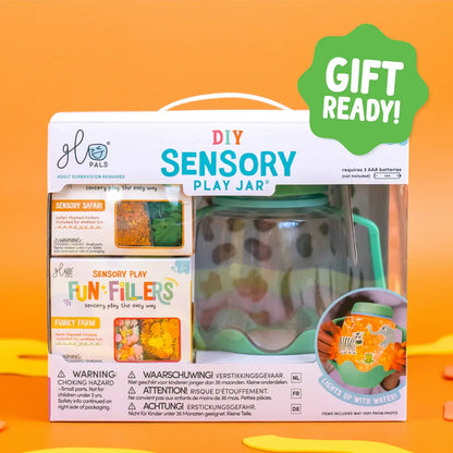 Glo Pals DIY Sensory Jar Gift Set - Green - Zoo