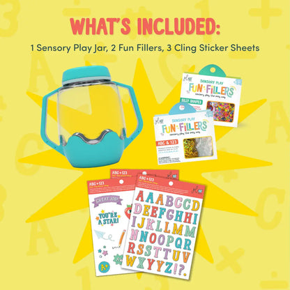 Glo Pals DIY Sensory Jar Gift Set - Blue - ABC