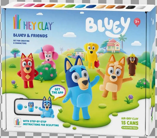 Hey Clay Bluey Set