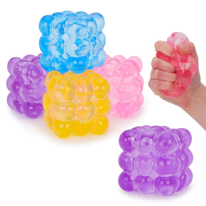 Glitter Bubble Squishy Cube