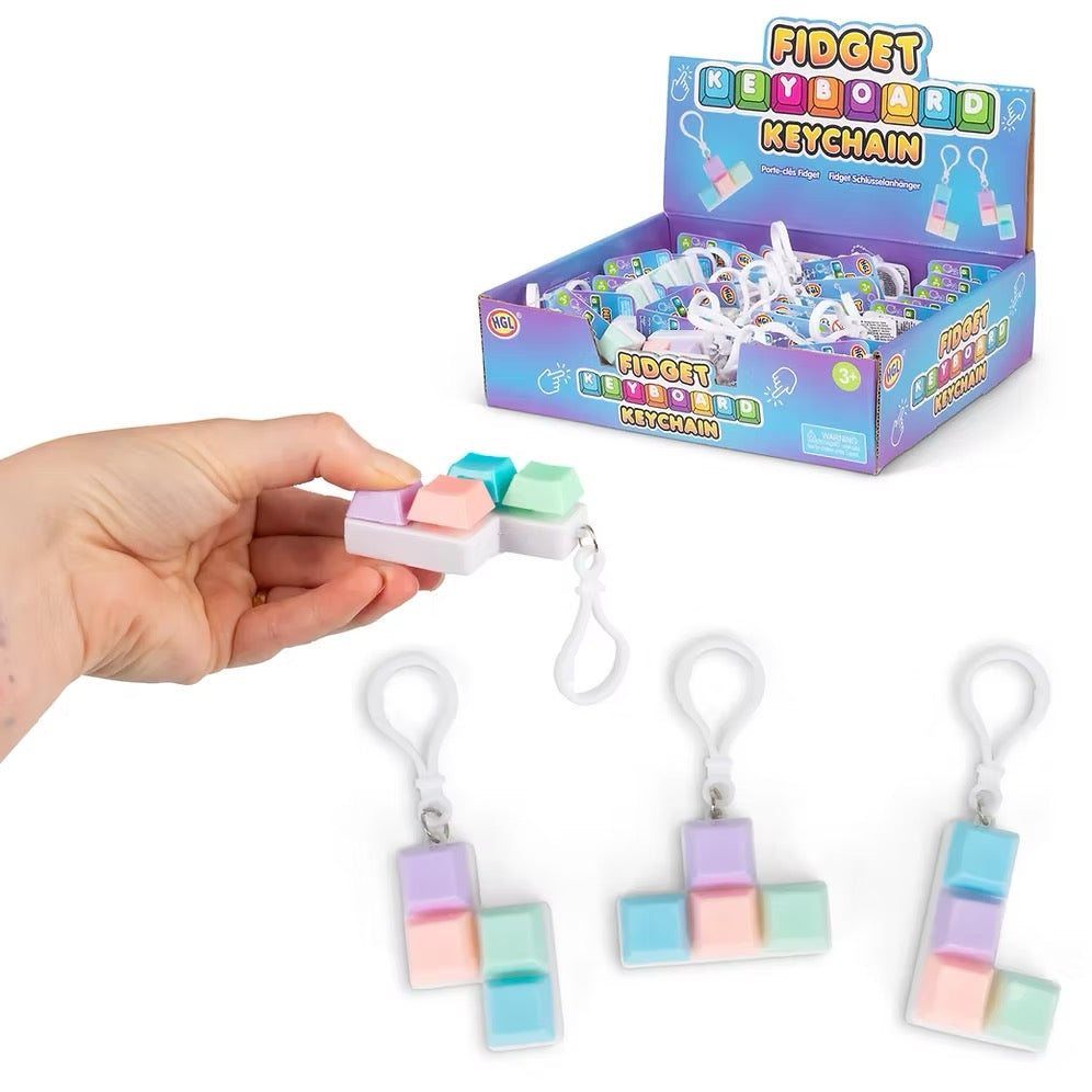 Fidget Keyboard Keychain