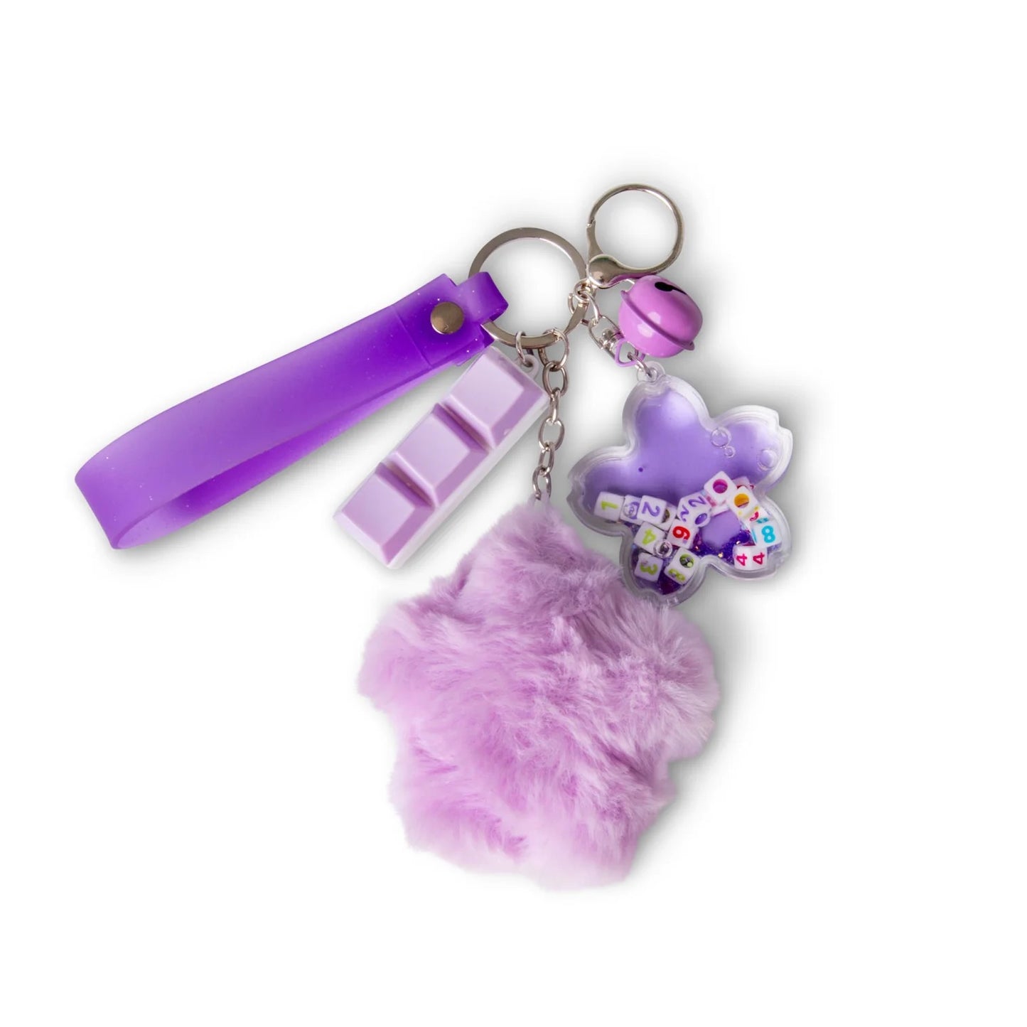 Fluffy fidget Keychains