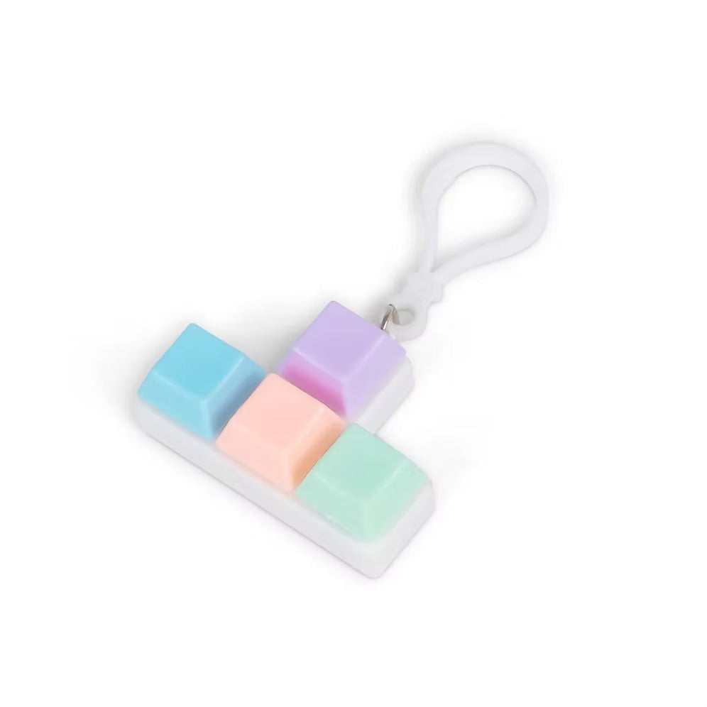 Fidget Keyboard Keychain