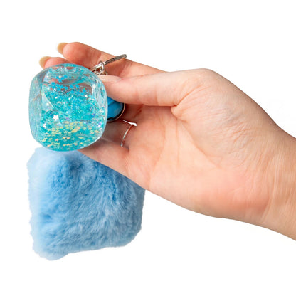 Fluffy fidget Keychains