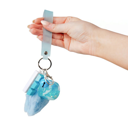 Fluffy fidget Keychains