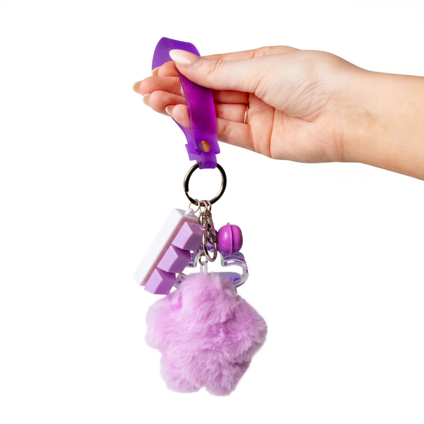 Fluffy fidget Keychains