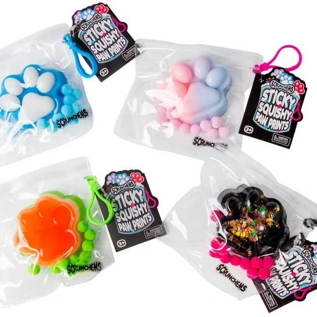 Scrunchems Sticky Squishy Paw Prints